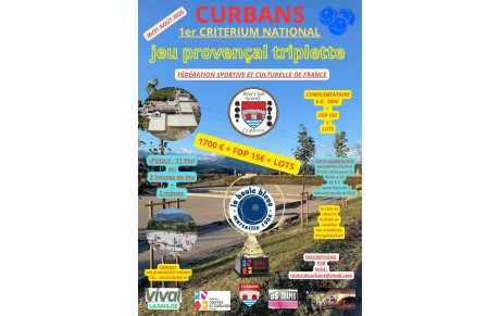 Championnat National Provençal FSCF à Curbans